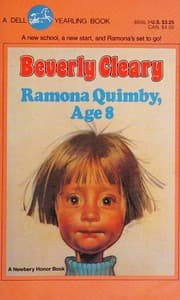 Book cover of Ramona Quimby, Age 8 (530L)